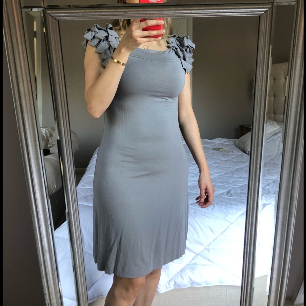 Grey Dress cynthia Rowly